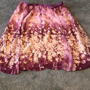 Lilac and cream skirt
